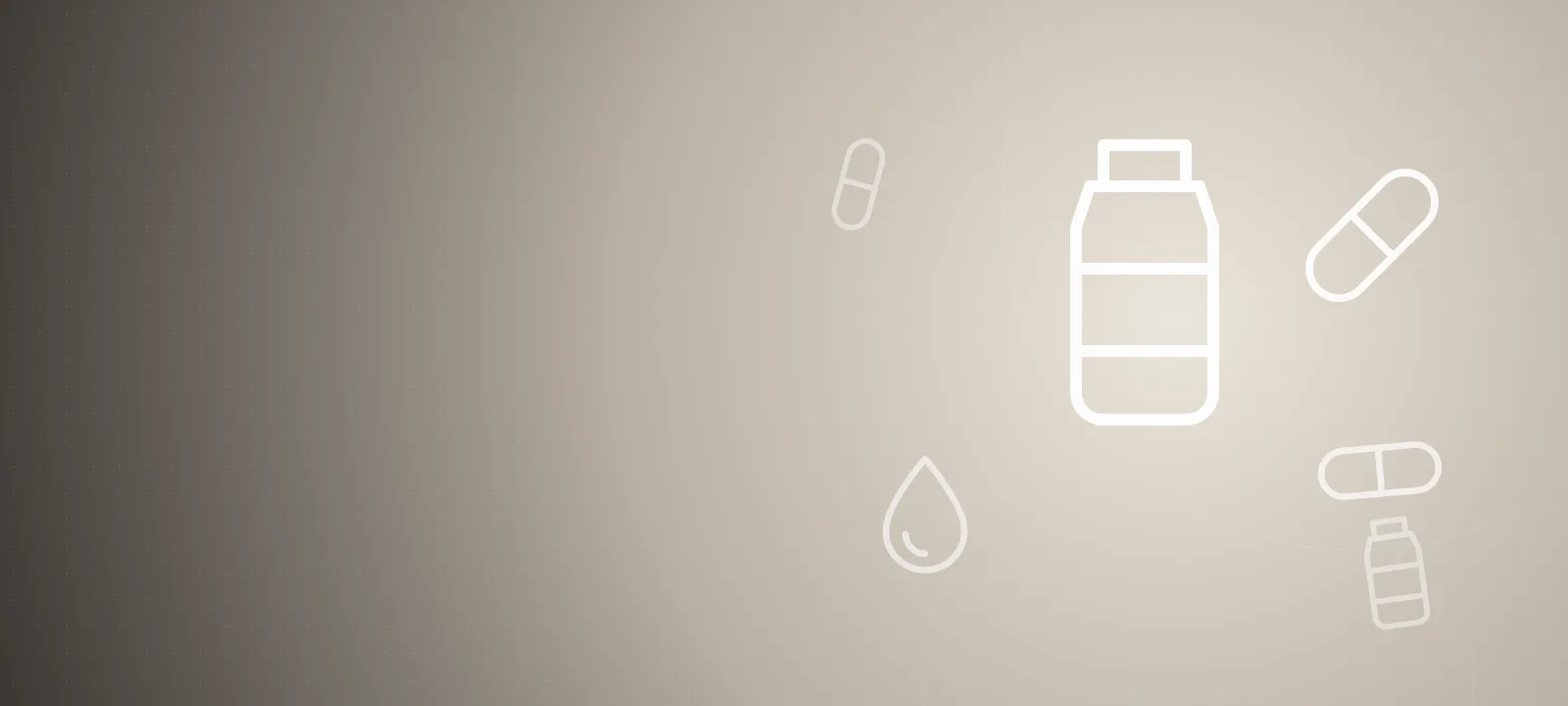 Supplement bottles, capsules and gummies